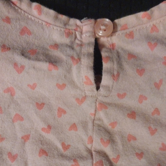 Pink Heart Patterned Baby Romper - Picture 10 of 10
